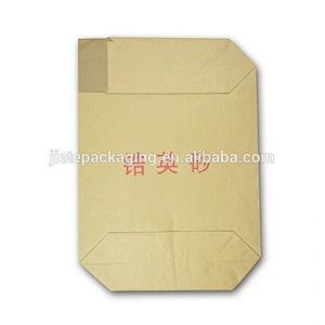 Kraft paper valve open 50kg 40kg wall putty, chemical powder bag