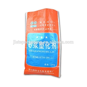 packaging material cement, mortar, putty pp woven bag with color printing and lamination 20kg 25kg