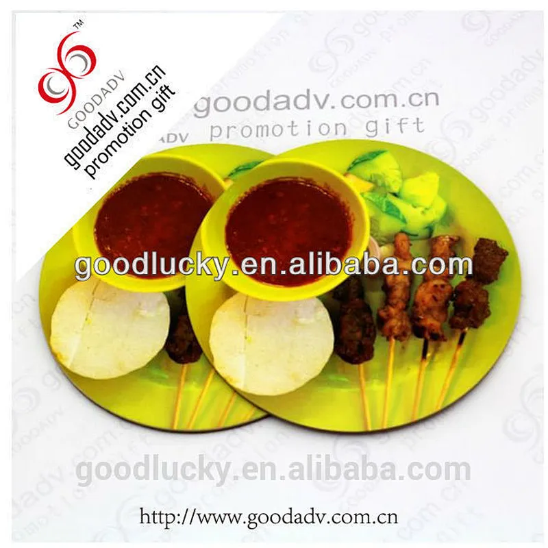 custom design cork wooden placemats oval shaped placemat