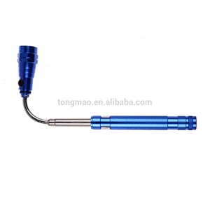Retractable pick up tool led light