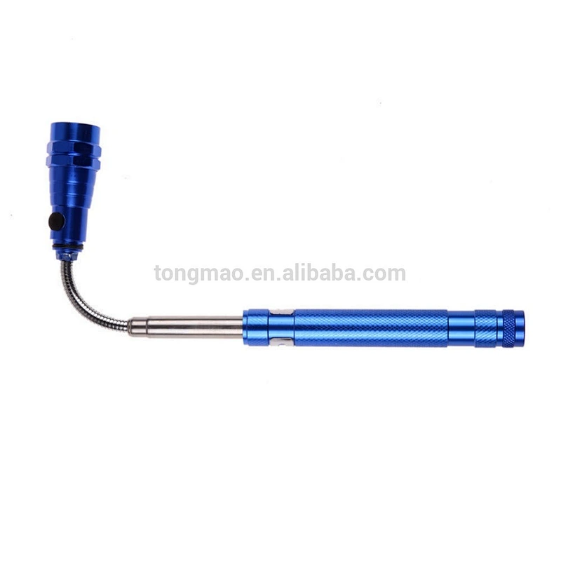 Retractable pick up tool led light