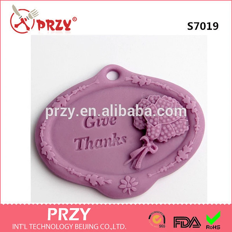 Give thanks silicone mold soap mold chocolate mold