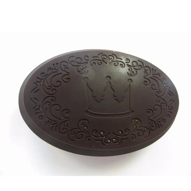 QT0055 crown art pattern stamp handmade soap mold silicone chocolate mould przy