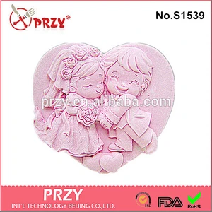Model S1539 Decorative silicone wedding soap mold