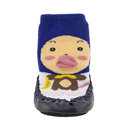 high quality silicone 3d knitting kids anti slip floor home animal baby socks