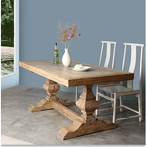 2018 wholesale furniture china reclaimed wood furniture rustic wood dining table outdoor dining table