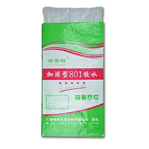 Color printing woven bag lining bag for industrial use for glue, building glue valve bag