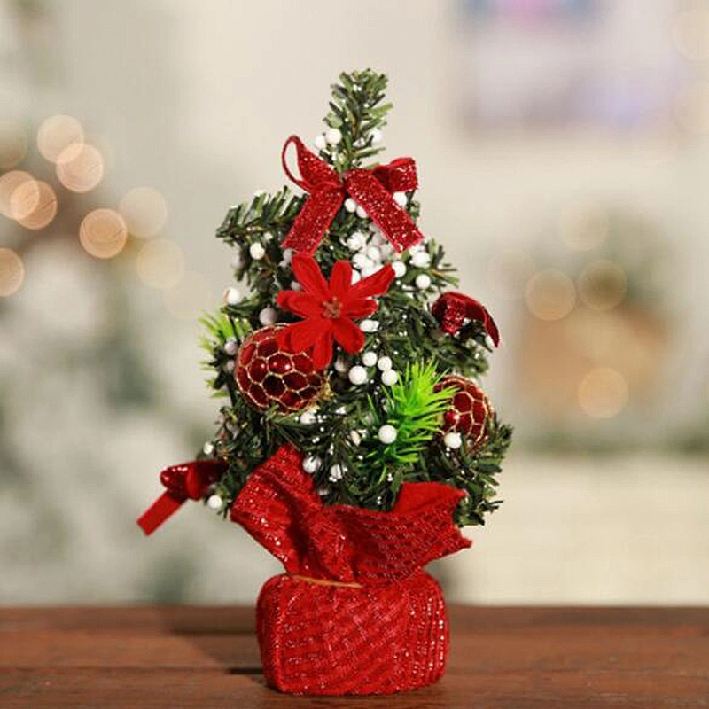 High Quality Mini Christmas Decorations Christmas Tree Exquisite Ornaments Small Trees Christmas Crafts