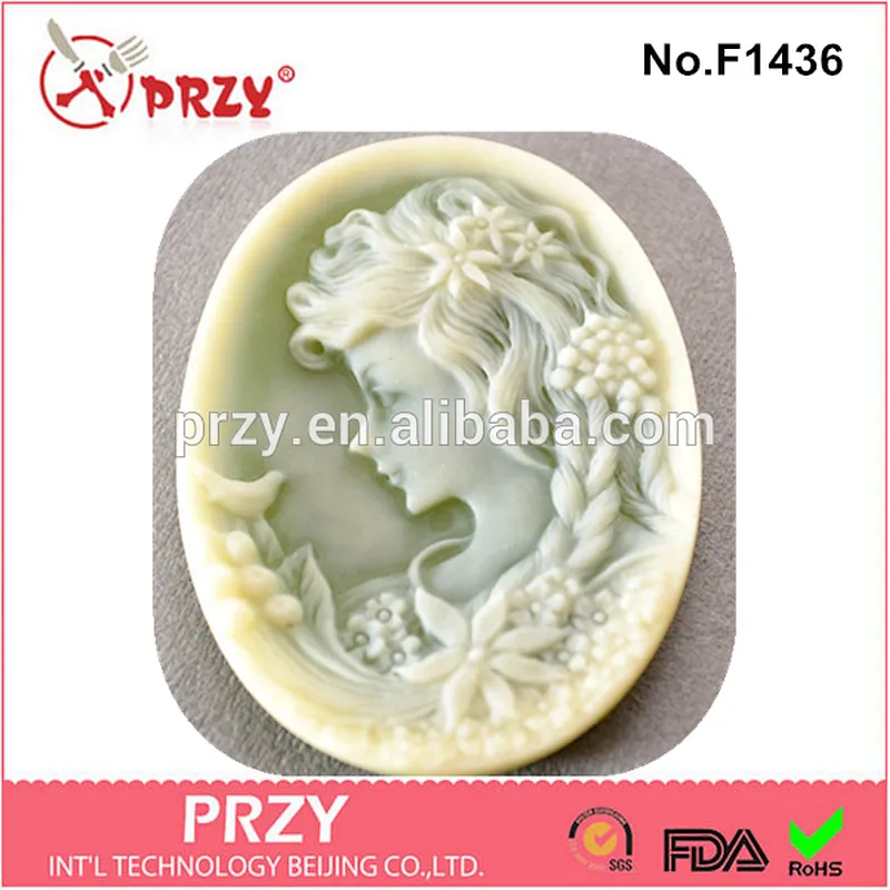 Eco-friendly high quality Lady Cameo Fondant Cake Decorating Tools