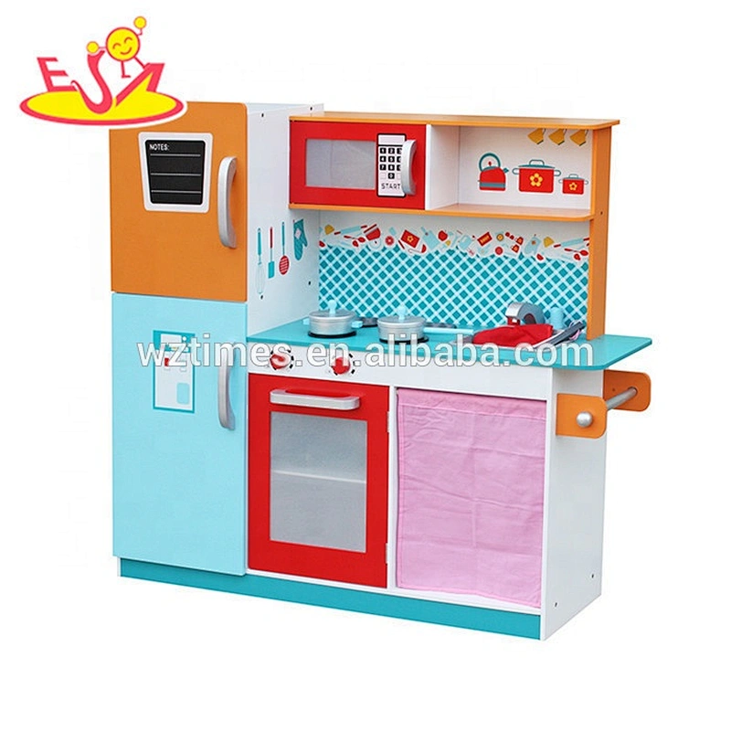 Neue design kinder holzspielzeug küche set beste holzkinder spiel küche set lustige kleinkinder holz küche spielzeug W10C283