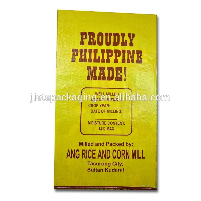 Made in china printing pp woven grain,rice, paddy packing bags 50kg