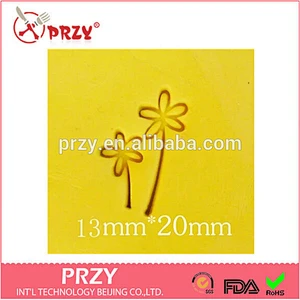 ST027 PRZY handmade diy natural flower shape soap stamp