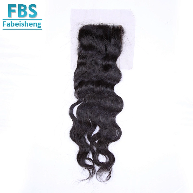 2018 FBS high quality Fast delivery 100% unprocessed 4*4 hair closure