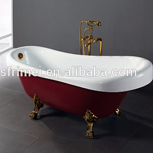 Acrylic freestanding small classic bathtub indoor moodern bathtub