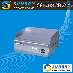 Commercial stainless steel electric griddle hot plate and teppanyaki griddle