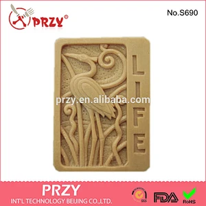 S690 PRZY swan handmade soap molds / silicone soap modelling mold