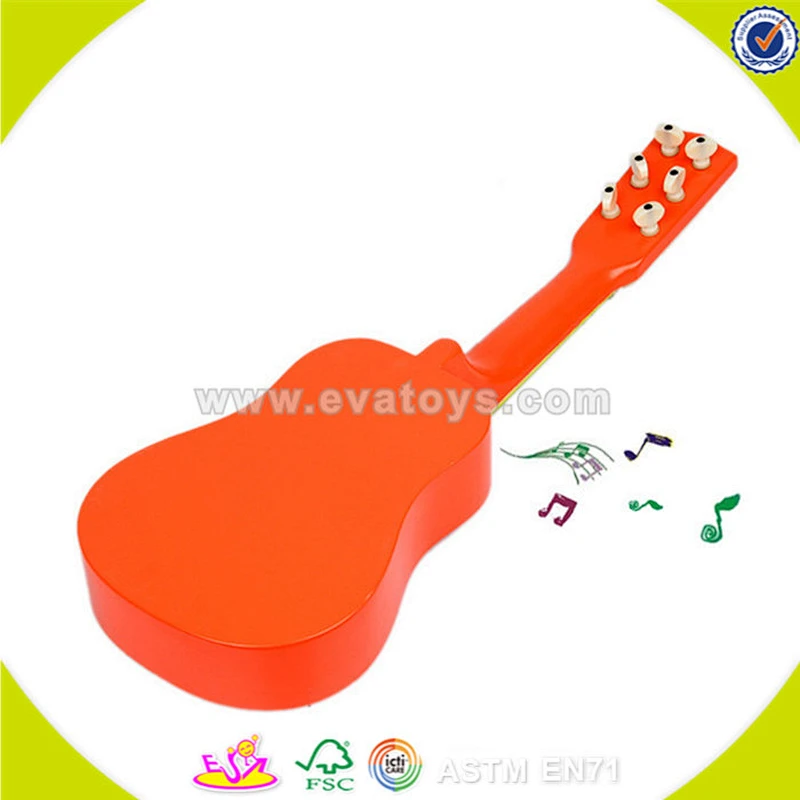 wholesale baby wooden toy guitar high quality kids wooden toy guitar cheap children wooden toy guitar W07H036