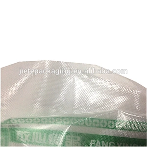 Food grade different types rice packaging pp woven bag manufacturer