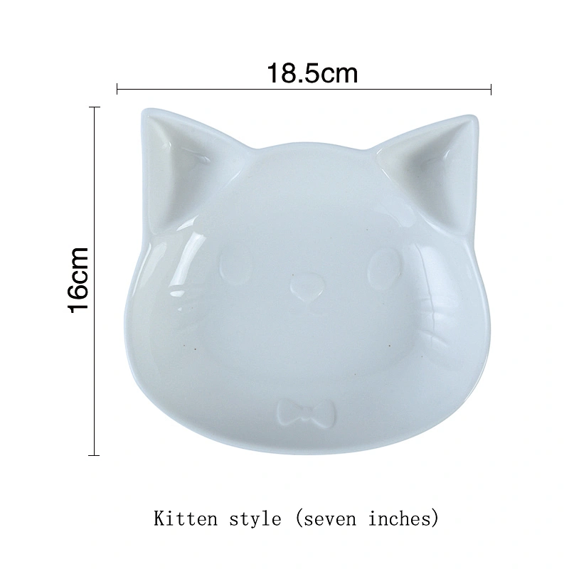 Creative children ceramic dining plate porcelain logo customize