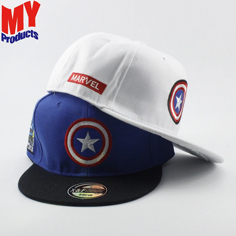 Fashion customize embroidered flexfit cap, 6 panel design men snapback cap hat