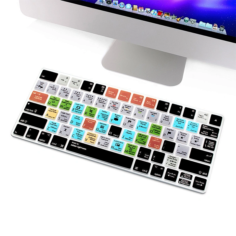 China Suppliers Waterproof silicone keyboard Hotkeys Shortcuts Keyboard Cover  Protector For magic keyboard MLA22LLB/A