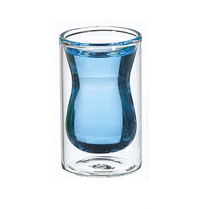 Turkish style double layer high borosilicate funny glass cup