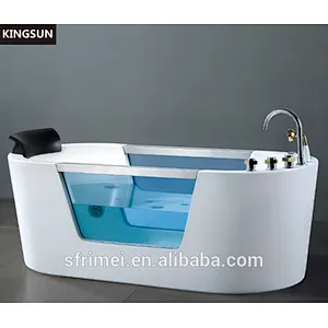 K-8945 Indoor Double Glass Portable Spa Whirlpool Acrylic Bathtub