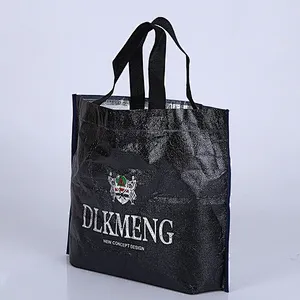 Custom wholesale blue non-woven bag belt logo for coke packaging