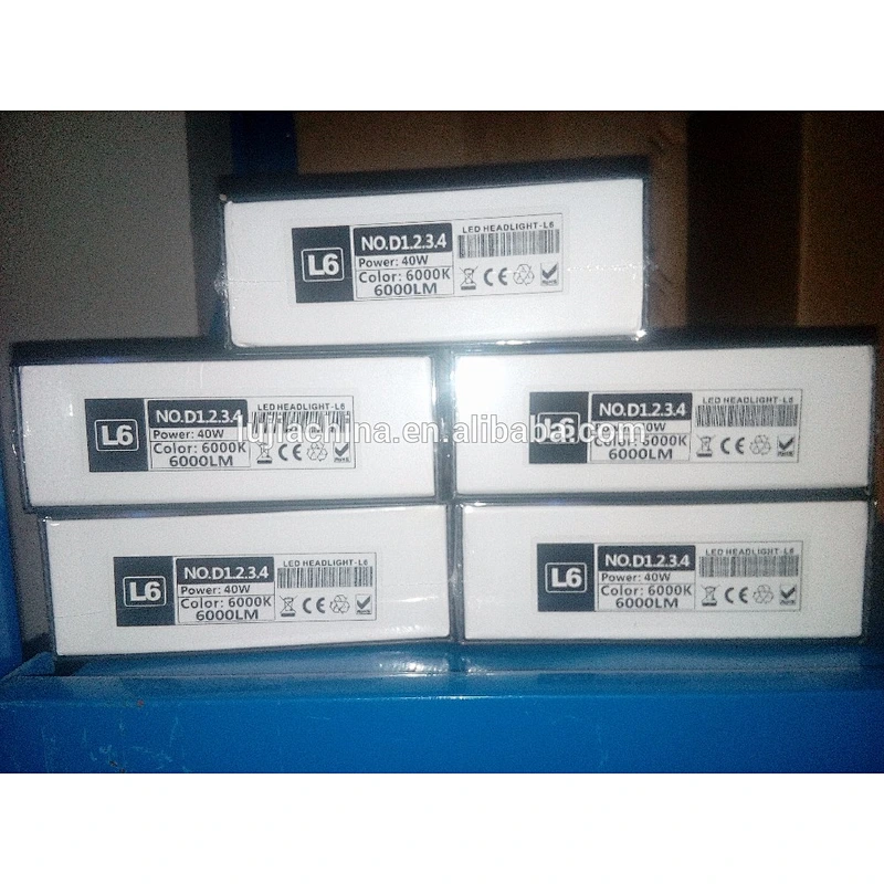 new arrival auto parts L6 Korean soul Y22 40W 6000LM H11 mini projector led car headlight prefer than t5 y19 conversation kits