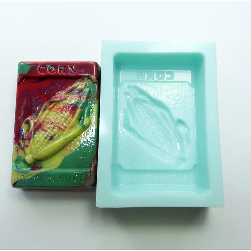 QT0038 corn soap mold handmade silicone molds przy