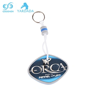 High Quality Lovely Plastic EVA Custom Gift Soft Key Chain