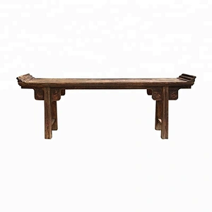 oriental chinese antique rustic distressed table living room furniture