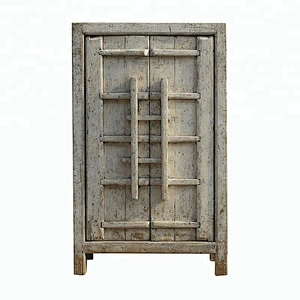 wholesale rustic  shabby chic antique style chinese wardrobe  distressed wardrobe furniture