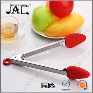 Gadgets Stainless Steel Pp Silicone Pastry Tongs