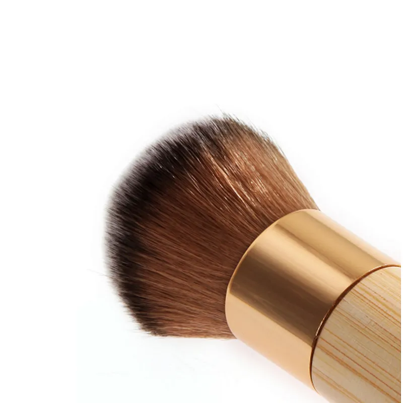 1pc new personalised bamboo makeup brush foundation powder blending cosmetic tool