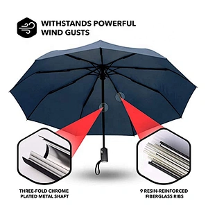 New Inverse Lightweight Foldable Sun Rain Windproof Umbrella