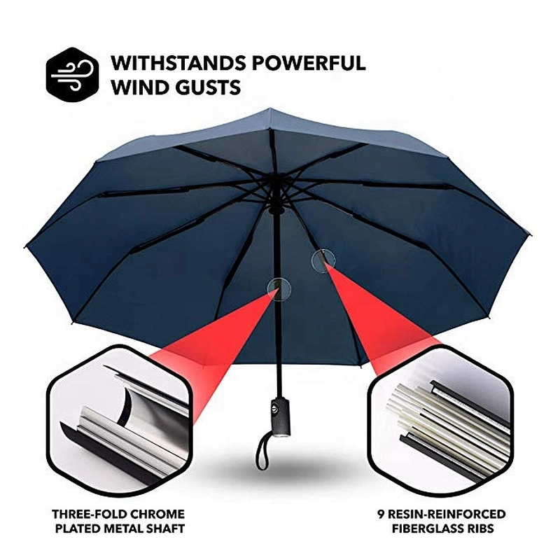 New Inverse Lightweight Foldable Sun Rain Windproof Umbrella