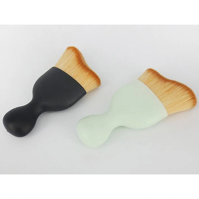 wholesale 2017 new curved face foundation high quality small profession cosmetic makeup brush