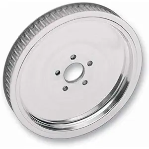 Custom aluminum Rear Drive-Belt Pulley Inserts for harley