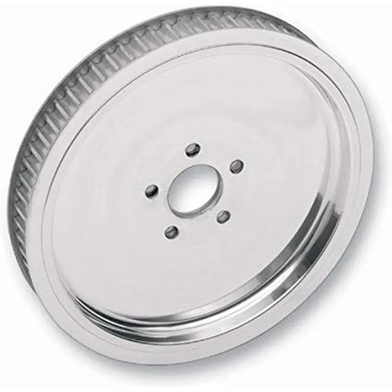 Custom aluminum Rear Drive-Belt Pulley Inserts for harley
