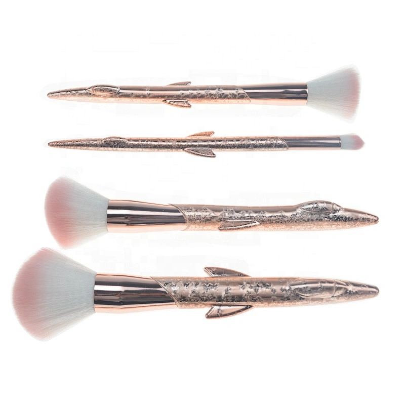 The Newest Beauty Needs Private Label Pink 5pcs Makeup Brush Set Professional