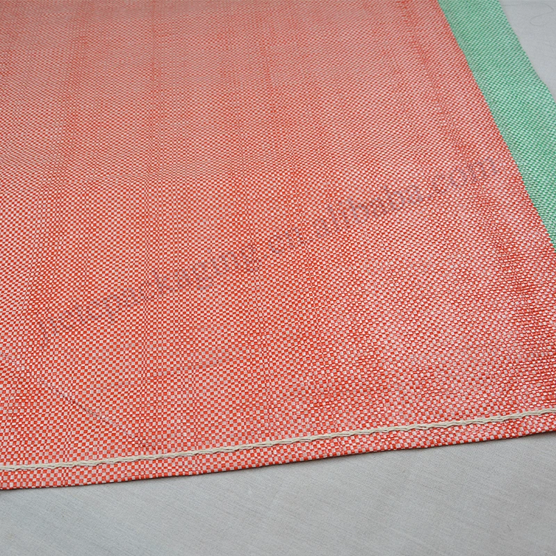Customized agriculture industrial use factory sale color strip pp woven packaging bag for rice,flour,feed and cement