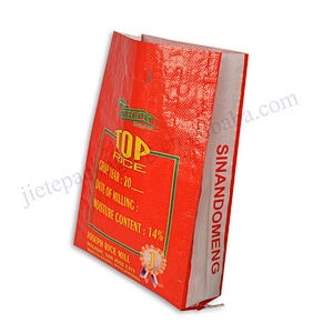 New material laminated polypropylene pp woven rice bag set for 5kg 10kg 25kg