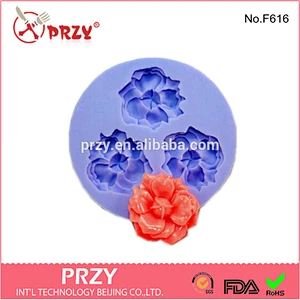 Model F616 new design fondant mold for cake decorations