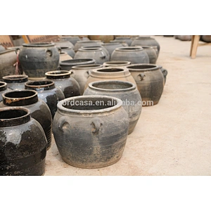 chinese black antique jar Ceramic Brown Pots