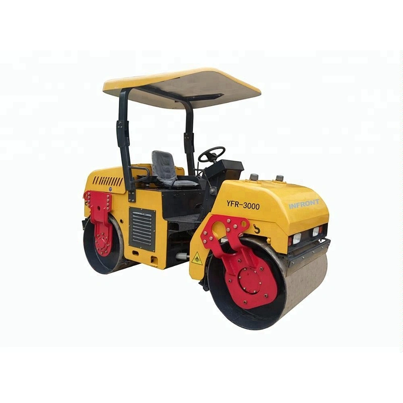 China 3 ton mini double drum road rollers