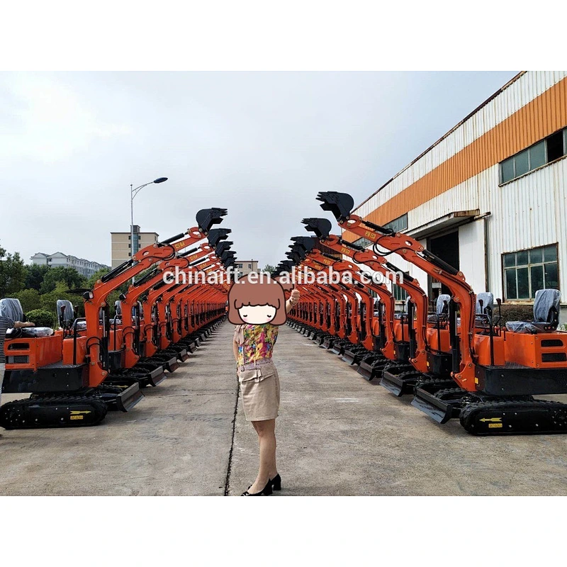 Hot Sale Chinese low price digger 0.8 Ton crawler mini excavator for sale