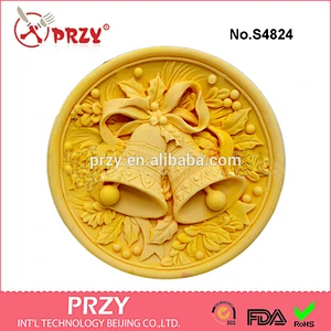 S4824 Christmas Jingle Bells Soap Mold Food Grade Soap Mold Silicone Mold For Soap