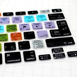 lightroom Multi Functional Keyboard Skins  Keyboard Custom Silicone Cover For Macbook Pro 13