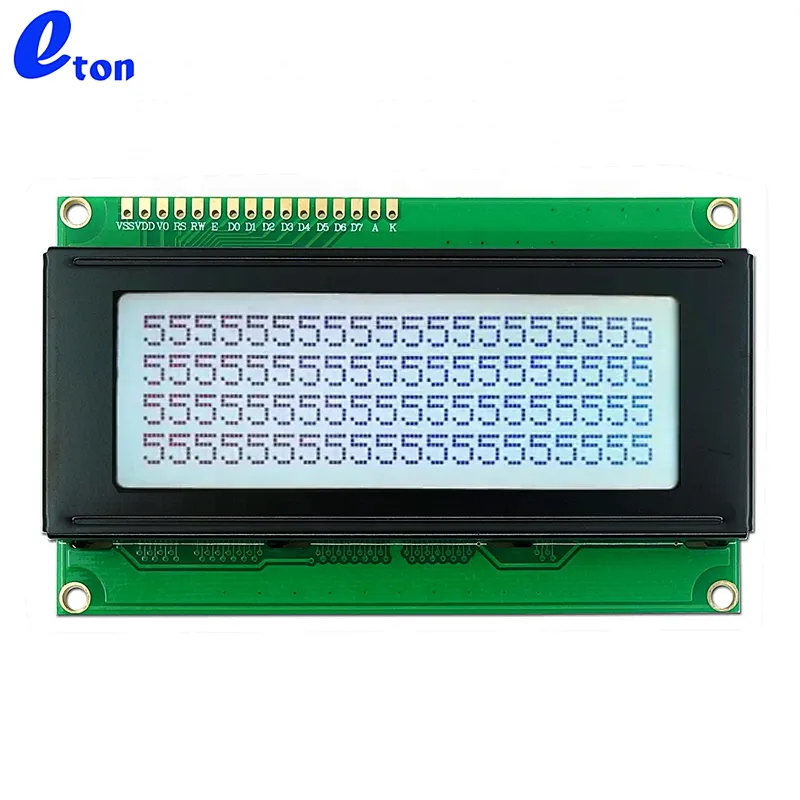 20x4 character 2004 FSTN Transflective lcd module display
